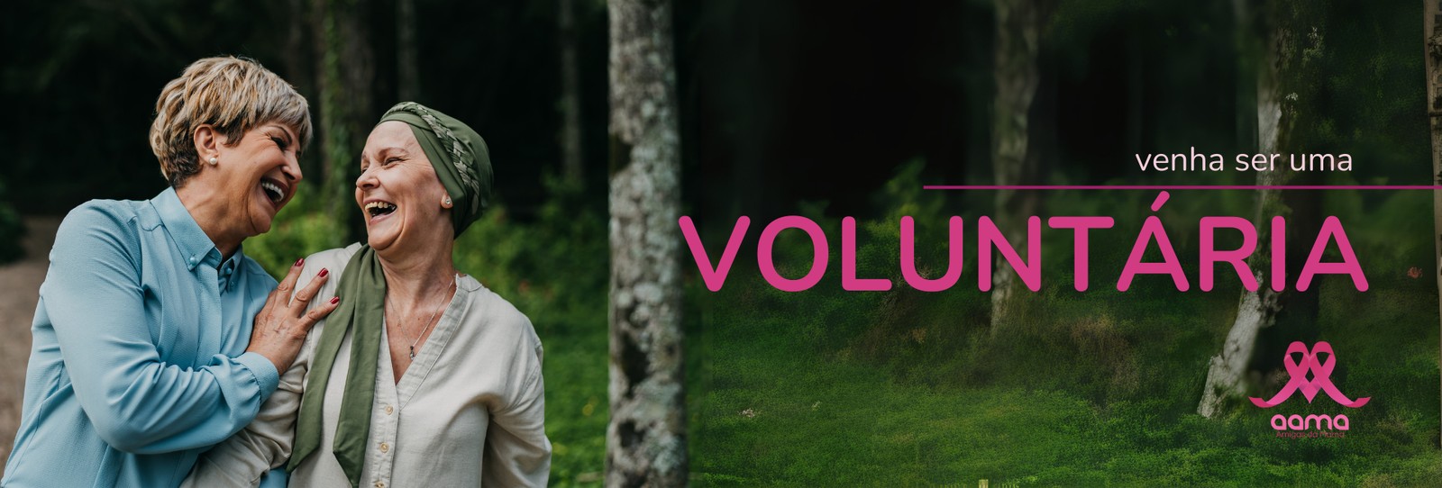 Venha ser uma voluntária - Desktop