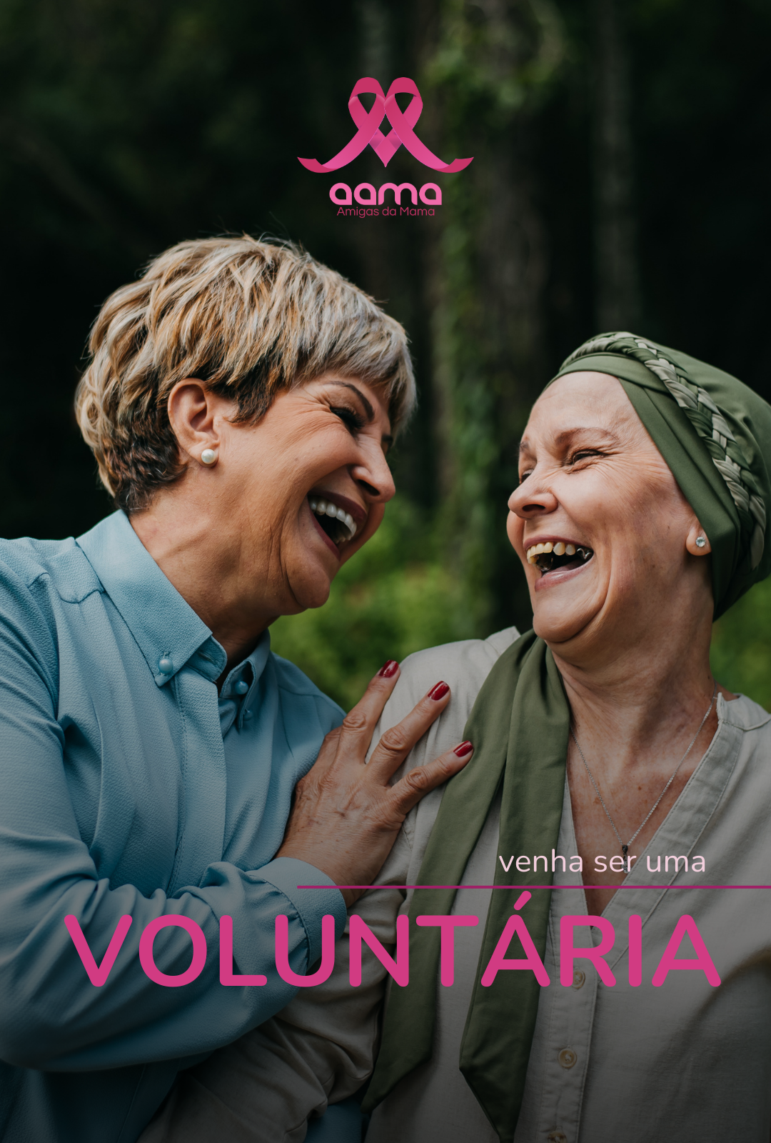 Venha ser uma voluntária - Mobile